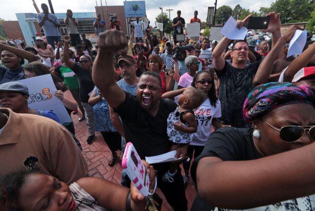 Relative of Michael Brown joins Ferguson protest